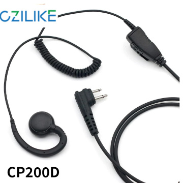 D-Style CP200D Earpiece with Mic for Motorola Radios (HKLN4599 HKLN4599B CLS1110 CLS1410 DTR620 DTR650 CP200 RDV5100)
