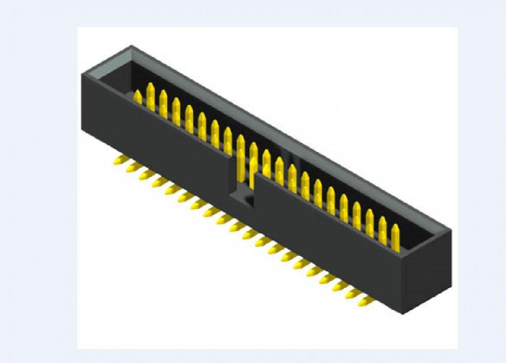 Encabezado de caja de 1.27 mm SMT H = 4.90 con post