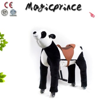 (EN71&ASTM&HI&CE)~(Pass!!)~Port Dalian Whole sale price New design ride on horse animal toy animal for kid Chinese Kongfu Panda