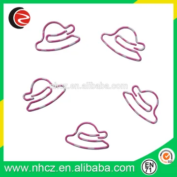 Hat shape paper clip