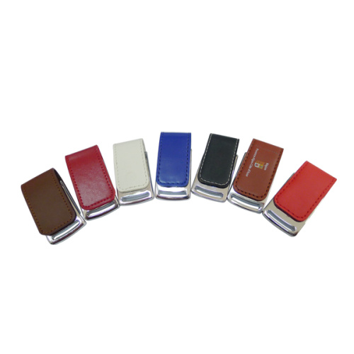 Gift 4gb Pen drive Leather Flash USB Drive