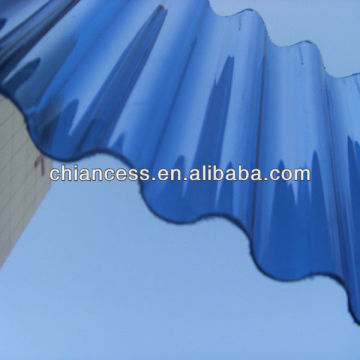 Corrugated plastic pc sheet and solid polycarbonate wave panel