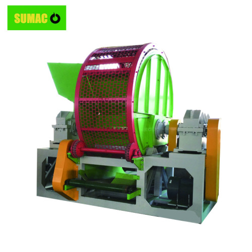 Automatic Waste Tyre Recycling Shredder Equipment