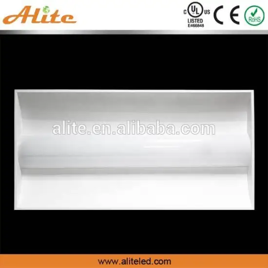 110/130lm/w DLC CE 2X4 LED Troffer retrofit kit light with emergency driver and sensor from china supplier