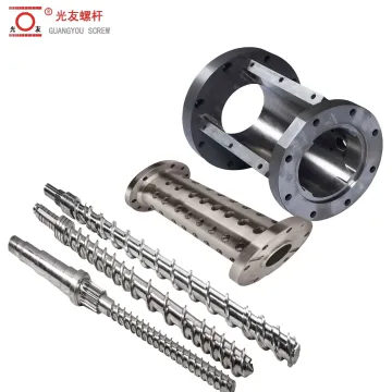 38crmoal Biemetallic Barrel Rubber Extruder Screw Barrel Para sa Plastic Extrusion