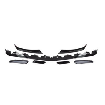 Gloss Black W177 AMG Front Lip Spoiler for Mercedes-Benz