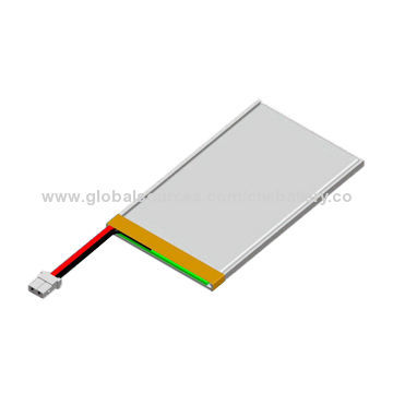 2500mAh Polymer Battery, PL606065 for Portable Medical Electronic Devices