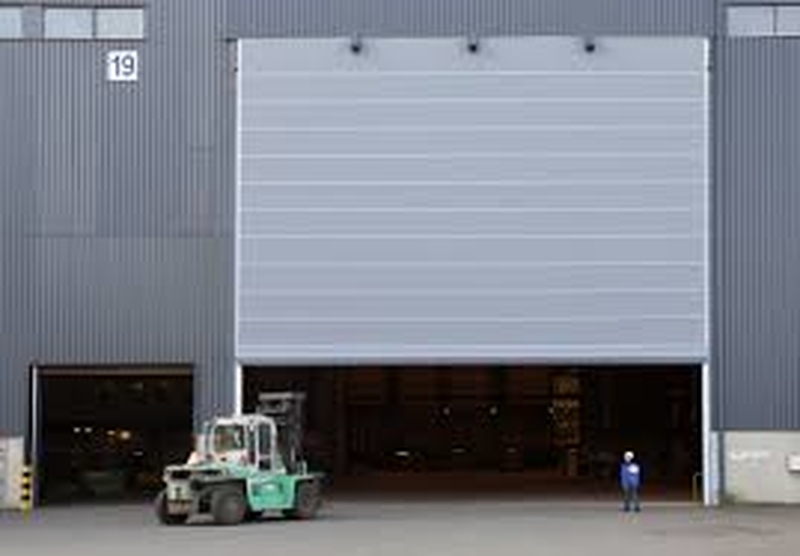 PVC Fabric Lifting Huge Folding Up Garage Door