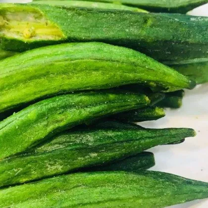Vacuum Fried Crispy Okra
