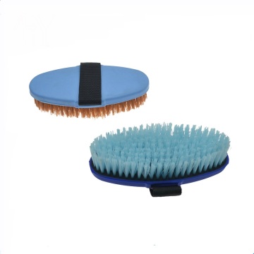 Equine Grooming Brush With Black Strap