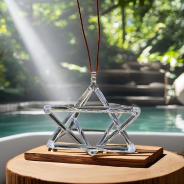 Hot Sale Clear Quartz Crystal Merkaba Star Pyramid for Enhanced Meditation and Energy Healing