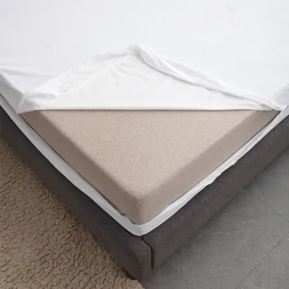 Waterproof Mattress Protector Bamboo Fiber Terry Fabric
