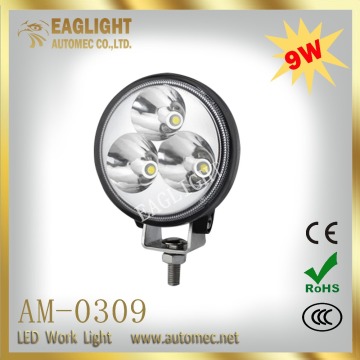 Good Price Custom 9W Black IP 67 Stainless steel offroad work led light