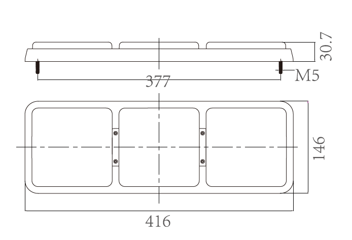 Sealed Reverse Truck Lamps