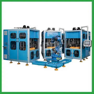 Automatic stator winding line