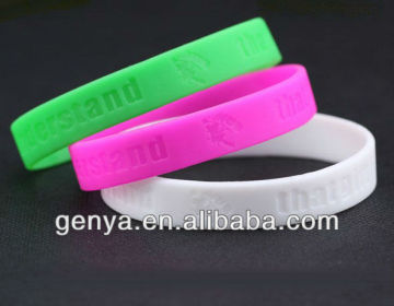 Fashion thin silicone bracelet /Silicone Wristband