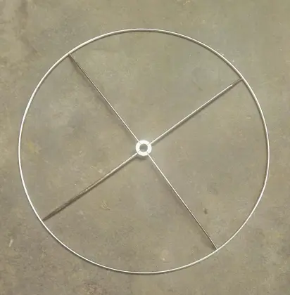 Metal Shade Ring for Lamp Shades and Lighting Accessories