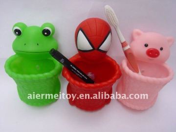 Promotional Cartoon Plastic Toothbrush Holder