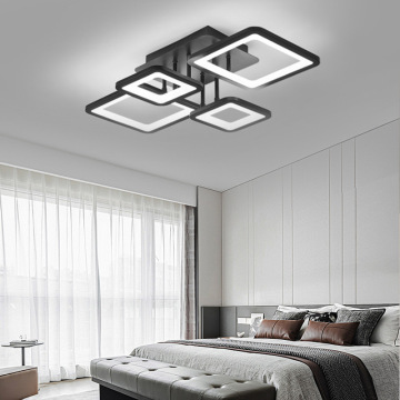 Smart Modern Surface-Mounted LED Ceiling Lamp with Remote Control for Corridors and Homes