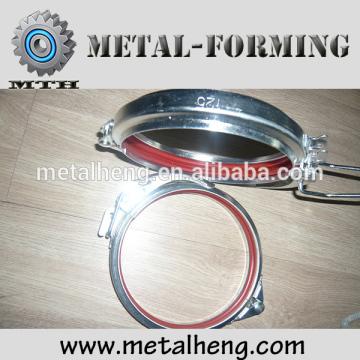 high quality 100mm rapid lock with rubber for flange