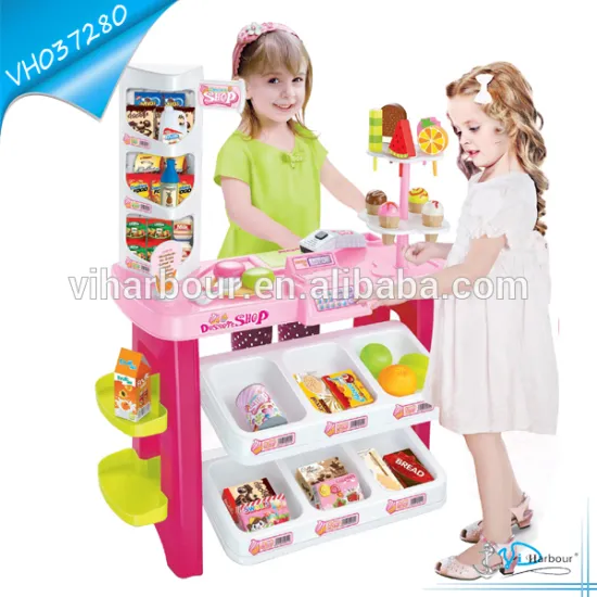 Mini Supermarket Set With Light And Sound Toys For Kids