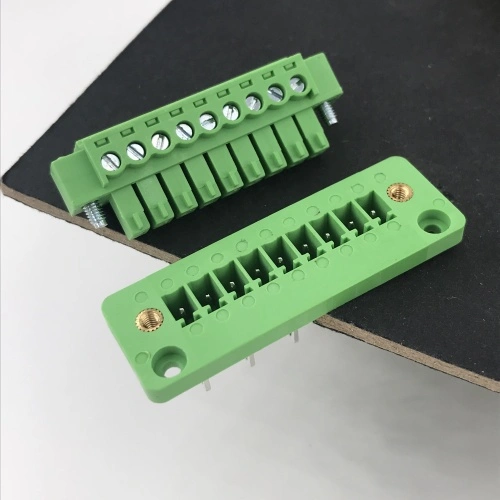 1 piece Pluggable Terminal Blocks 9 Pos 3.5mm pitch Plug 28-16 AWG Screw 1 piece Pluggable Terminal Blocks 9 Pos 3.5mm pitch Plug 28-16 AWG Screw