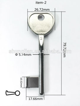 High Quality Zinc Door Key ISE0-2
