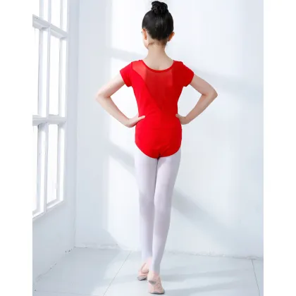 Big Neckline Dance Dress with Short Sleeves, Bow Detail, and Ballet Jumpsuit: Your Perfect Dancewear Solution