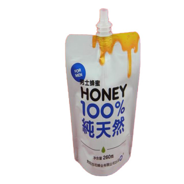 Custom aluminum sealed standing honey packaging bag