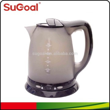 2015 SuGoal cordless electric kettle, high quality controller kettle black