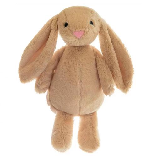 Brinquedo de pelúcia de coelho de orelhas longas coloridas para crianças