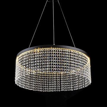 Modern Luxury Hotel Glass Crystal LED Chandelier - 24W to 50W