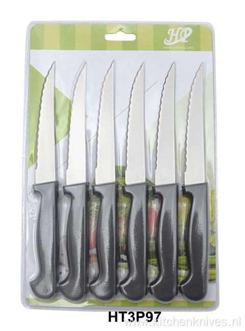 The rustic steak knives set