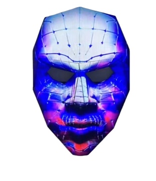 Custom geformte HD Naked Eye 3D -LED -Videokand