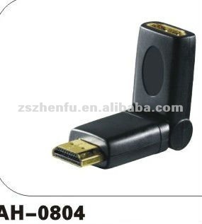 180 degree Rotate HDMI Adaptor With Gold Plated