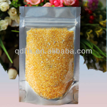 round bottom corn grain clear stand up reseable bags
