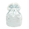 Custom Stylish Satin Packaging Bag organza ribbon