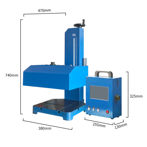 Máquina de marcação Zixu Dot Peen para barras de ouro 250X150mm