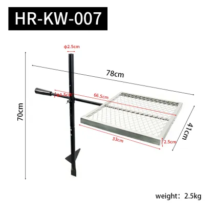 Adjustable Grate: Firewood & Charcoal BBQ Grill Net - Outdoor Reusable, Open Fire, Stainless Steel Barbecue Rack