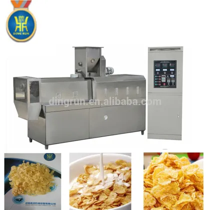 Nestle products roasted corn flakes processing line machine