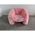 Chaise de salon rose princesse en fauteuil chaise de fleurs de mariage