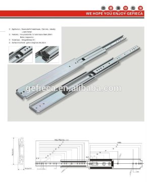 heavy load drawer slide with lock in & lock out