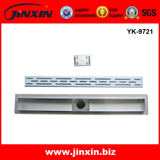 Outdoor square long drain grate steel rectangular floor drain