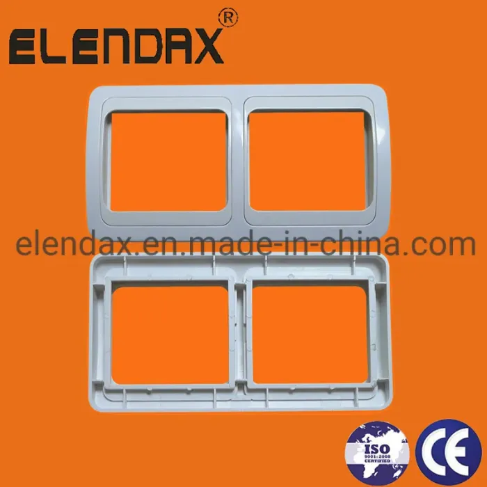 Sakelar Tombol Dinding Putih Elegan (F2001)