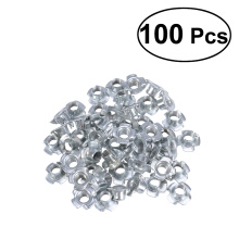 100Pcs T-Nut Pronged Tee Nut For Rock Climbing Holds Wood Cabinetry (M3x6)