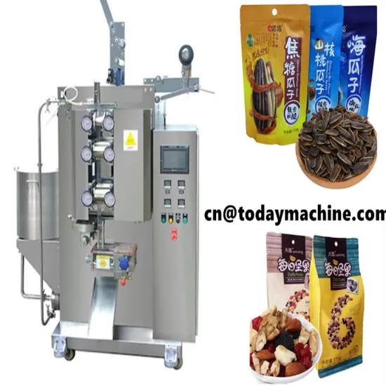 Soy sauce laundry detergent bag continuous rollers packing machine