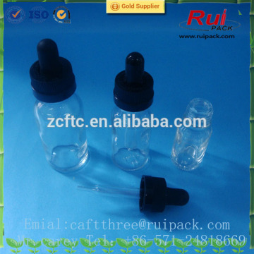 15ml 20ml 30ml glass e-liquid dropper bottles with childproof cap