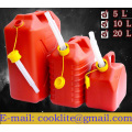 Plastic Diesel Fuel Jerry Can / Petrol Can / Gas Can / Polyethylene Gasoline Container / HDPE Oil Water Canister Carrier