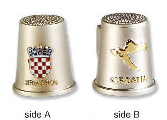 Souvenir Flag & Map Thimble (TB01)