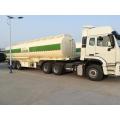 3 Compartments 42000L Carbon Fuel Tank Semi Trailer